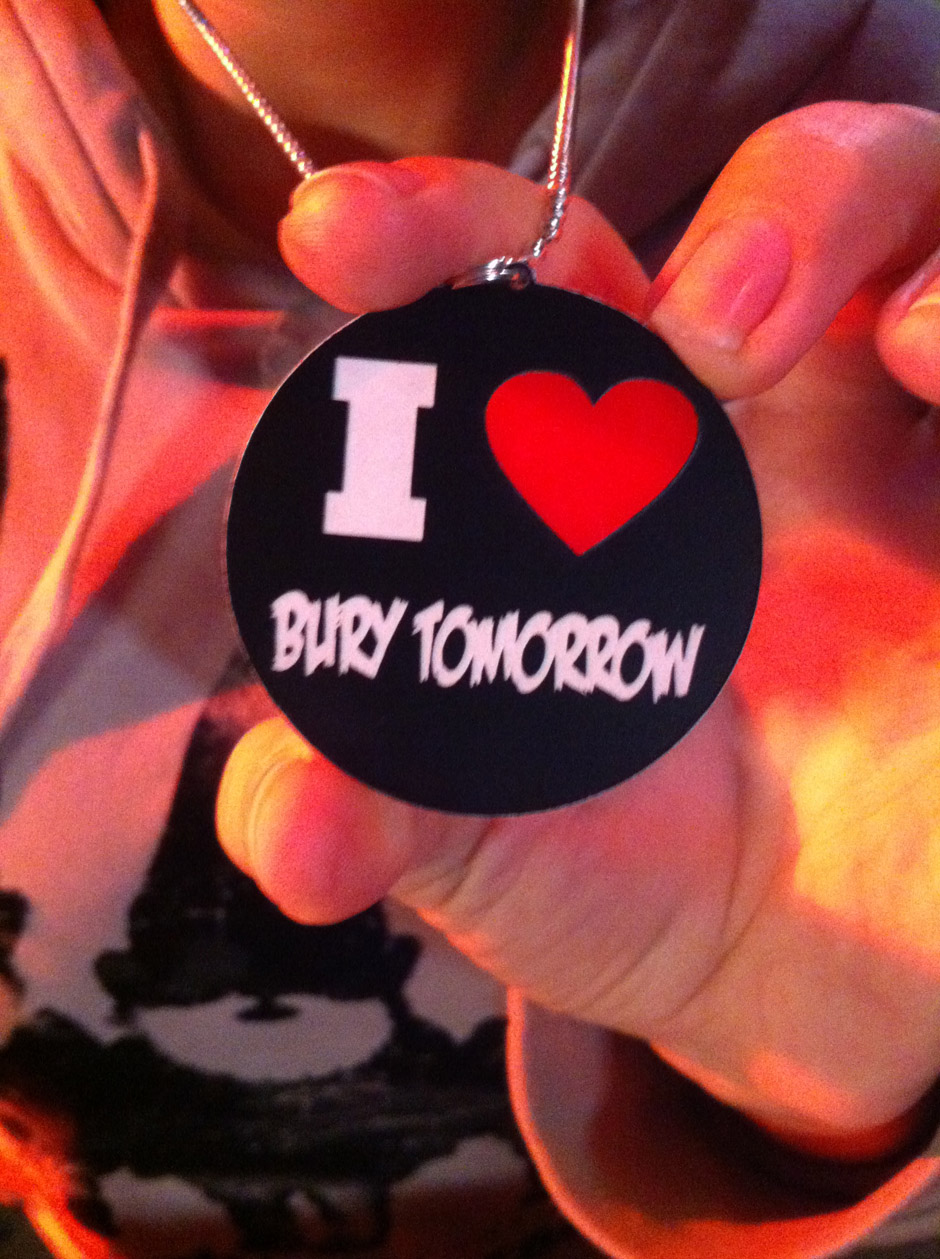 Bury Tomorrow Tourtagebuch 2012