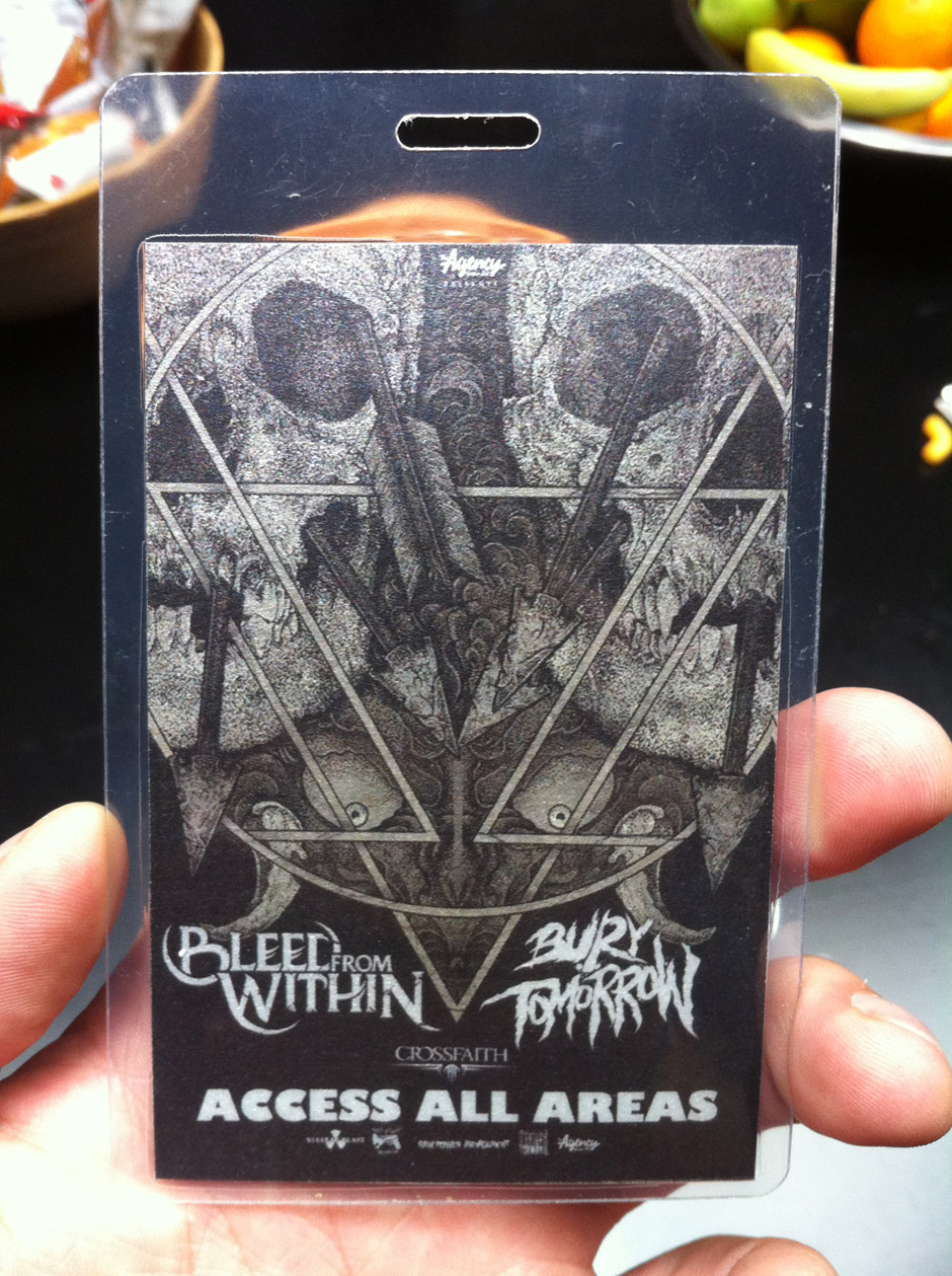 Bury Tomorrow Tourtagebuch 2012