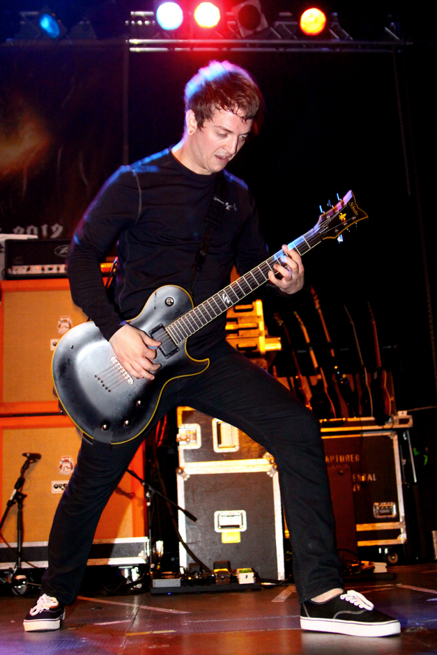 For The Fallen Dreams live, Never Say Die-Tour, 12.10.2012 Würzburg