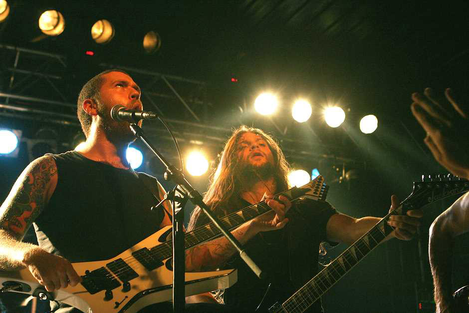 Revocation live, 08.10.2012, München, Backstage