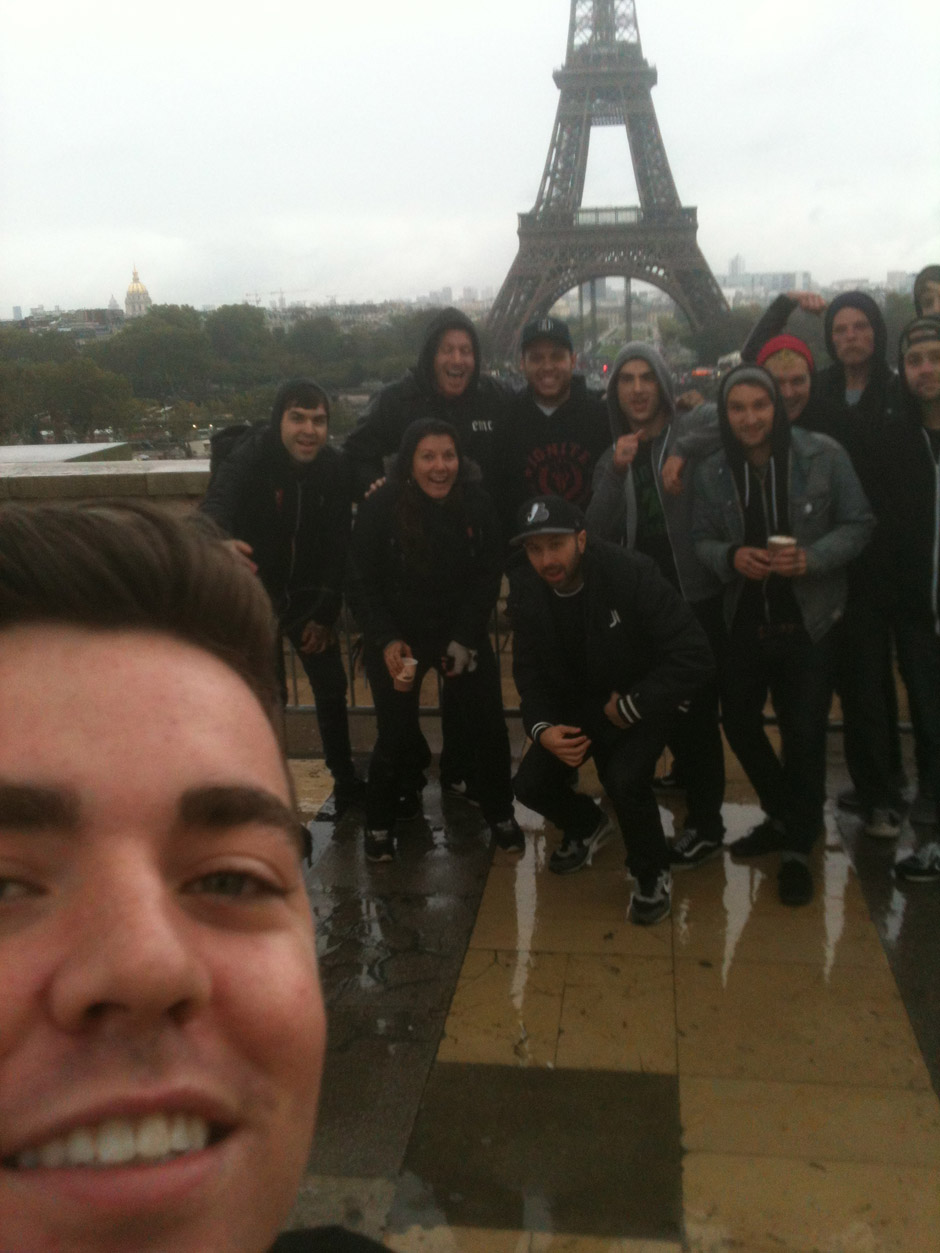 Backstage auf der Never Say Die!-Tour 2012 mit Obey The Brave