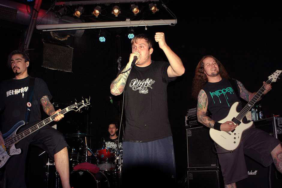 Hatesphere live, 8.10.2012, München, Backstage