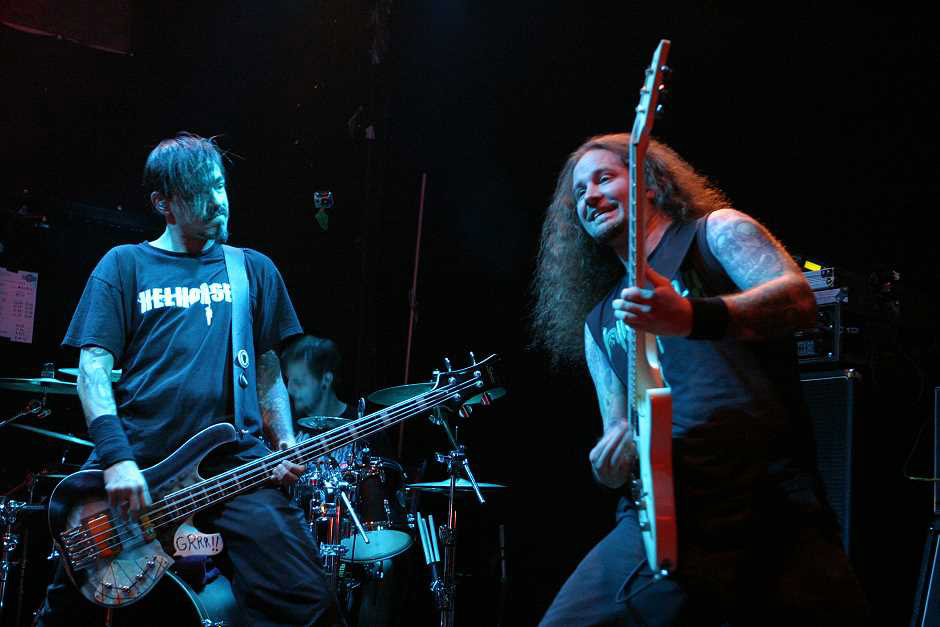 Hatesphere live, 8.10.2012, München, Backstage