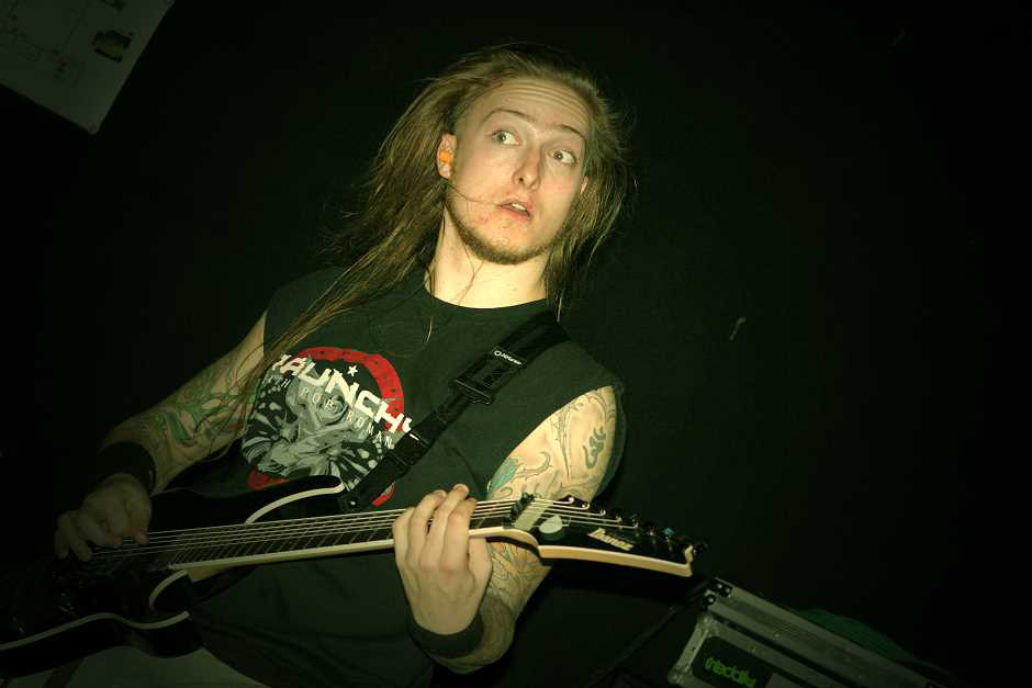 Mnemic live, 8.10.2012, München, Backstage