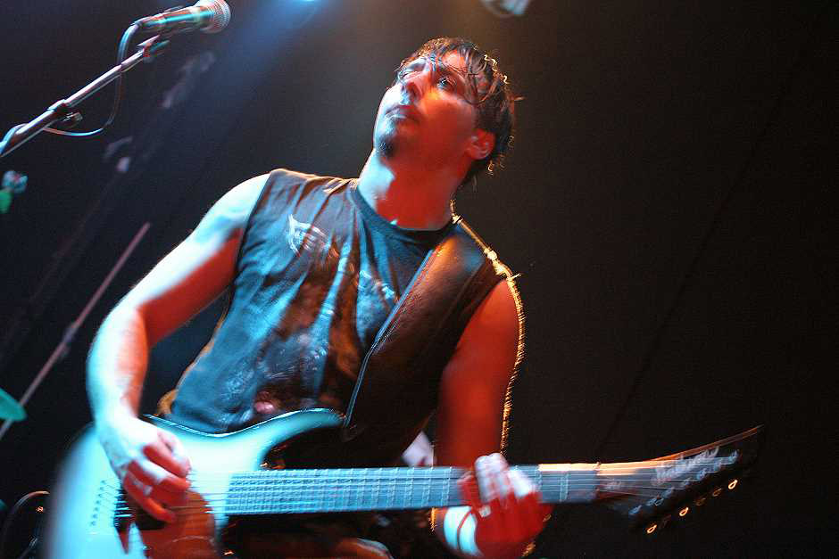 Mnemic live, 8.10.2012, München, Backstage