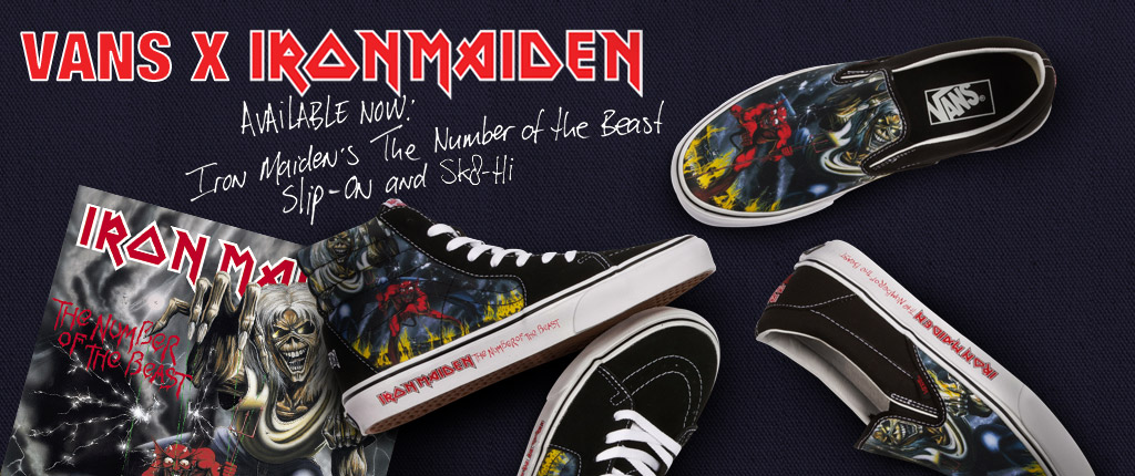 Iron Maiden THE NUMBER OF THE BEAST Vans