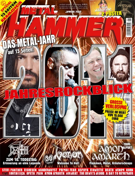 METAL HAMMER Cover Januar 2012