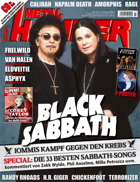 Metal Hammer März 2012, Black Sabbath