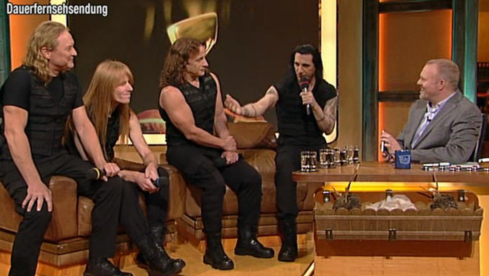 Manowar mit Stefan Raab bei TV Total