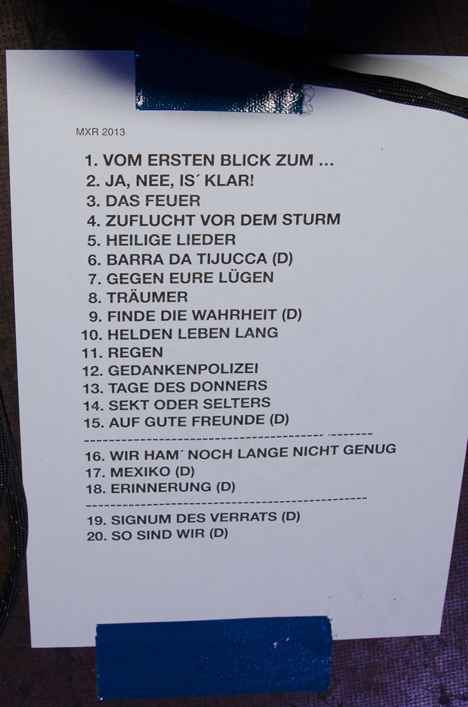 Matt Gonzo Roehr live, 23.02.2013, München, Backstage