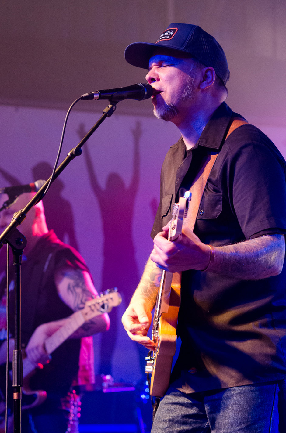 Matt Gonzo Roehr live, 23.02.2013, München, Backstage