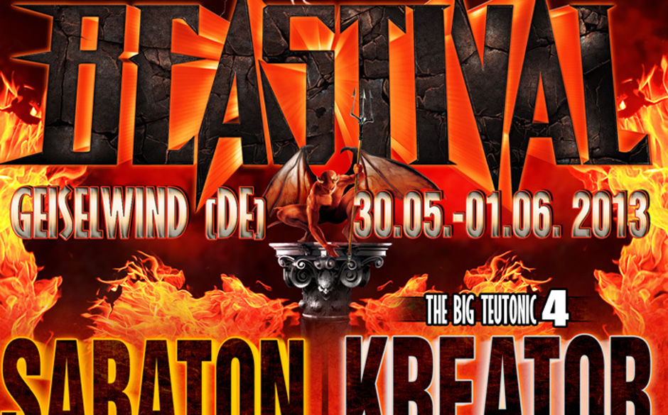 Beastival 2013 mit Sabaton und den Big Teutonic Four