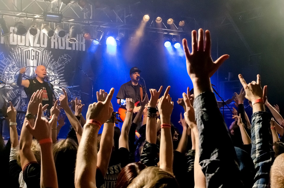 Matt Gonzo Roehr live, 23.02.2013, München, Backstage