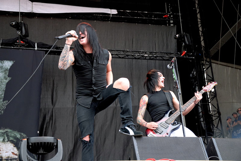Escape The Fate, live, Rock am Ring, 2011