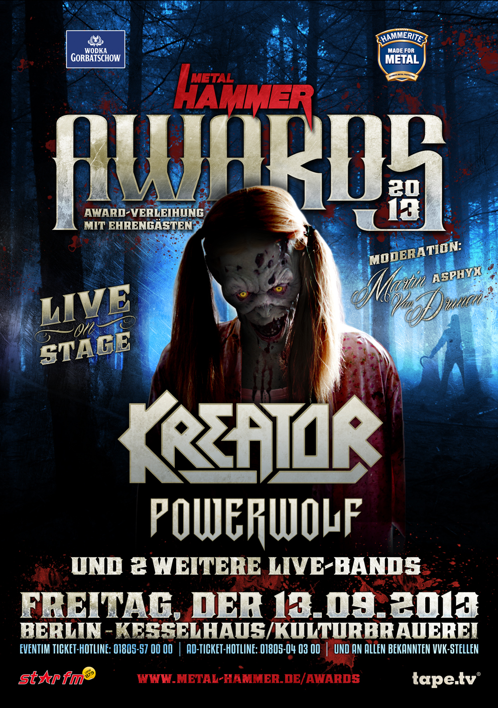 METAL HAMMER AWARDS 2013
www.metal-hammer.de/awards
