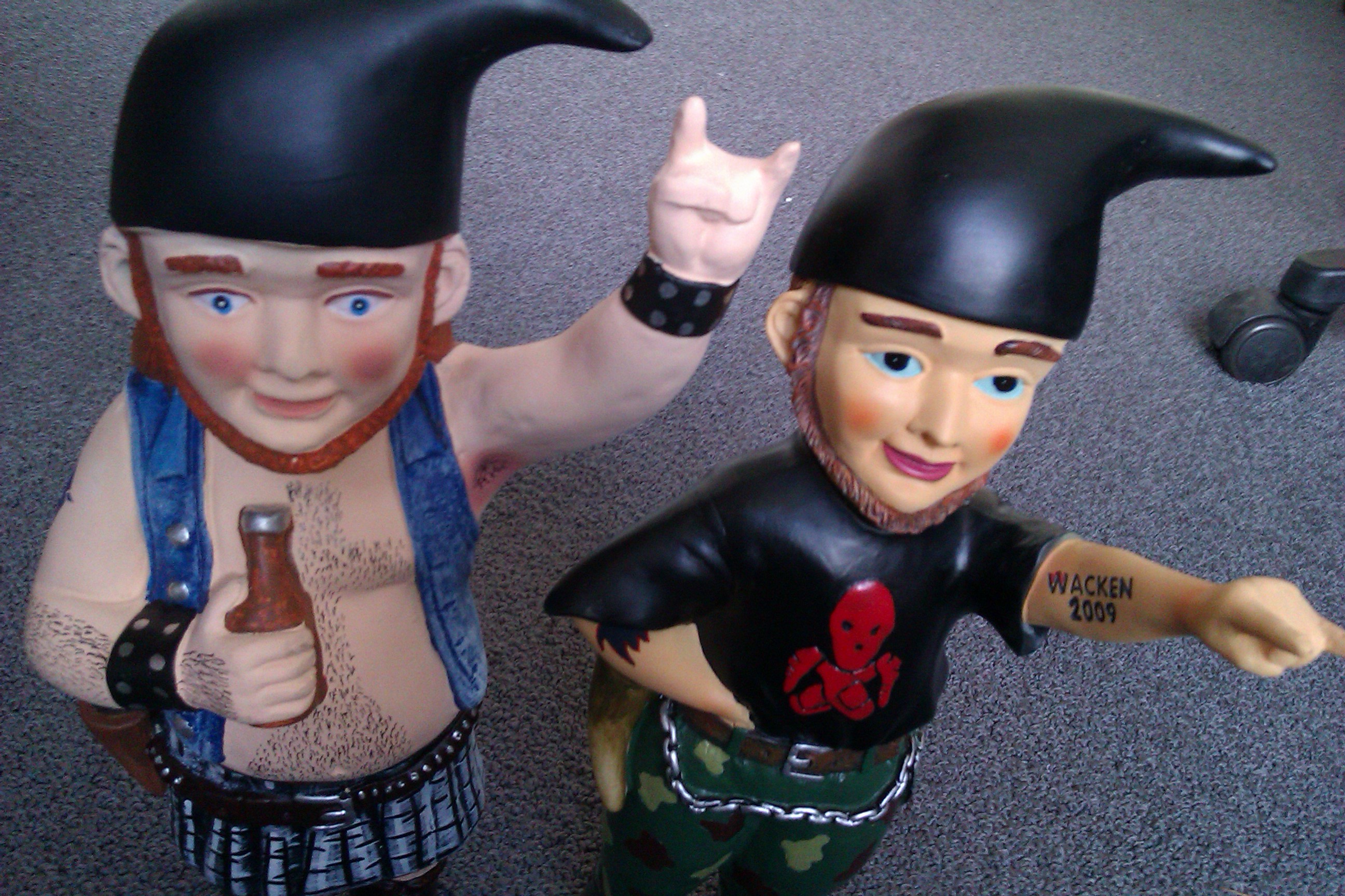 Mighty Metal Bob-Gartenzwerge