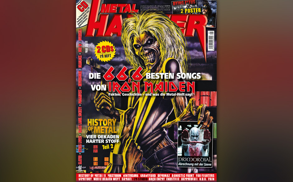 Iron Maiden auf dem METAL HAMMER-Titelbild