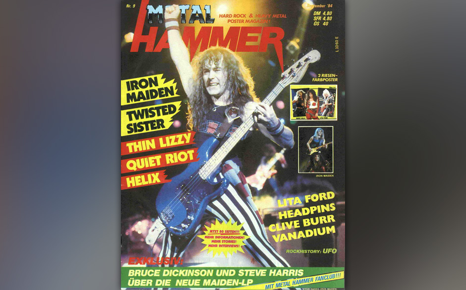 Iron Maiden auf dem METAL HAMMER-Titelbild