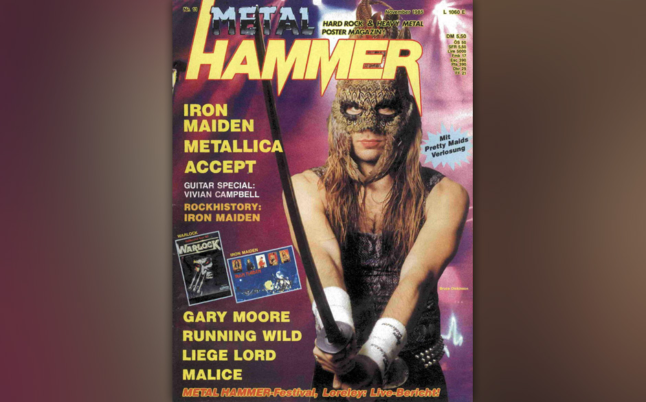 Iron Maiden auf dem METAL HAMMER-Titelbild