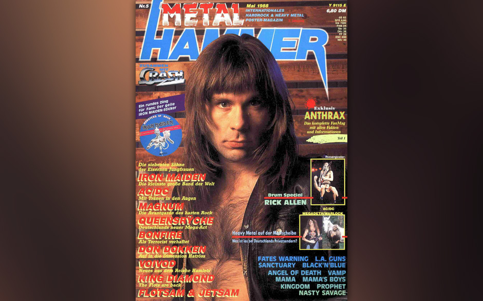 Iron Maiden auf dem METAL HAMMER-Titelbild