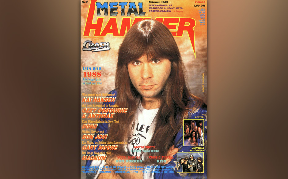 Iron Maiden auf dem METAL HAMMER-Titelbild