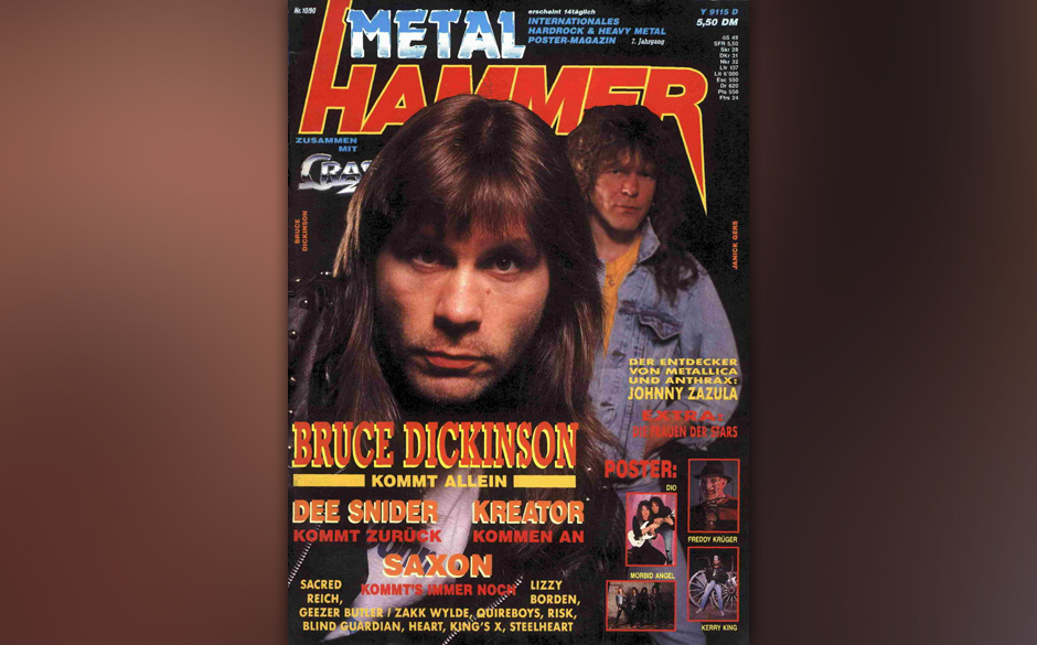 Iron Maiden auf dem METAL HAMMER-Titelbild