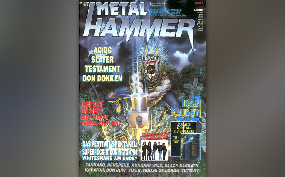 Iron Maiden auf dem METAL HAMMER-Titelbild