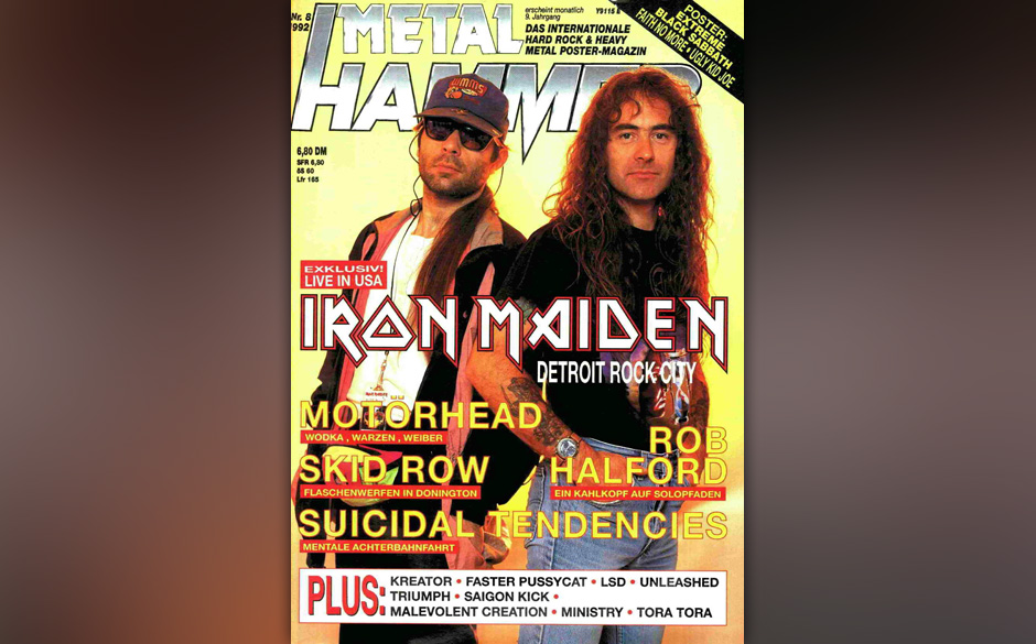 Iron Maiden auf dem METAL HAMMER-Titelbild