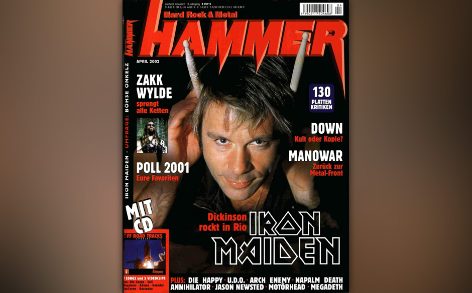 Iron Maiden auf dem METAL HAMMER-Titelbild