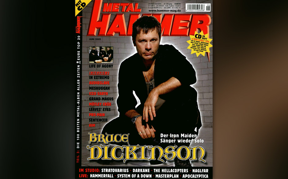 Iron Maiden auf dem METAL HAMMER-Titelbild