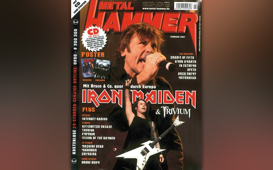 Iron Maiden auf dem METAL HAMMER-Titelbild