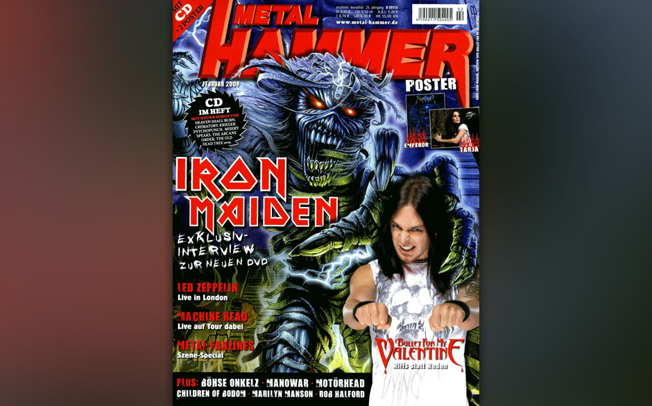 Iron Maiden auf dem METAL HAMMER-Titelbild