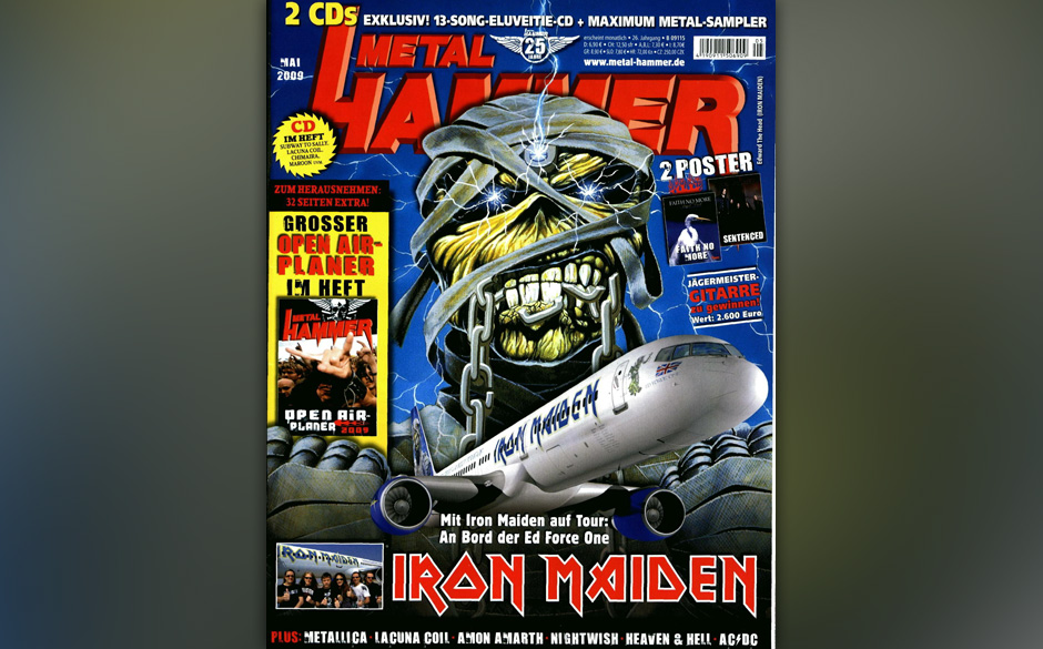 Iron Maiden auf dem METAL HAMMER-Titelbild