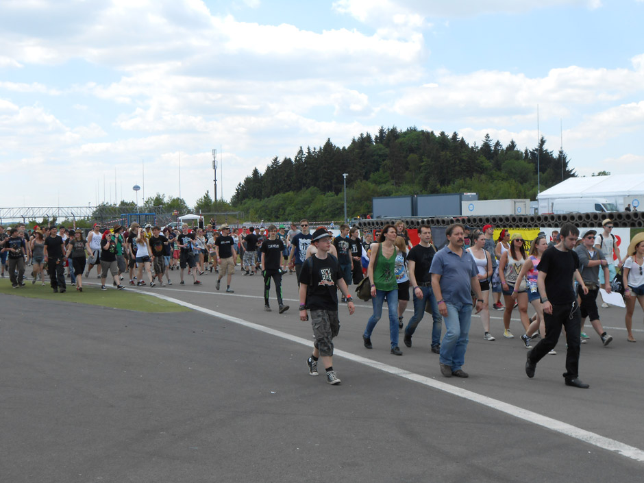 Atmo, Fans und Campingplatz, Rock am Ring 2013