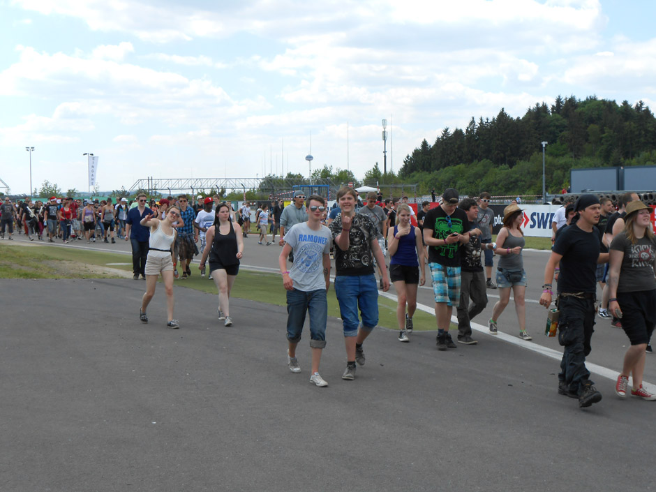 Atmo, Fans und Campingplatz, Rock am Ring 2013