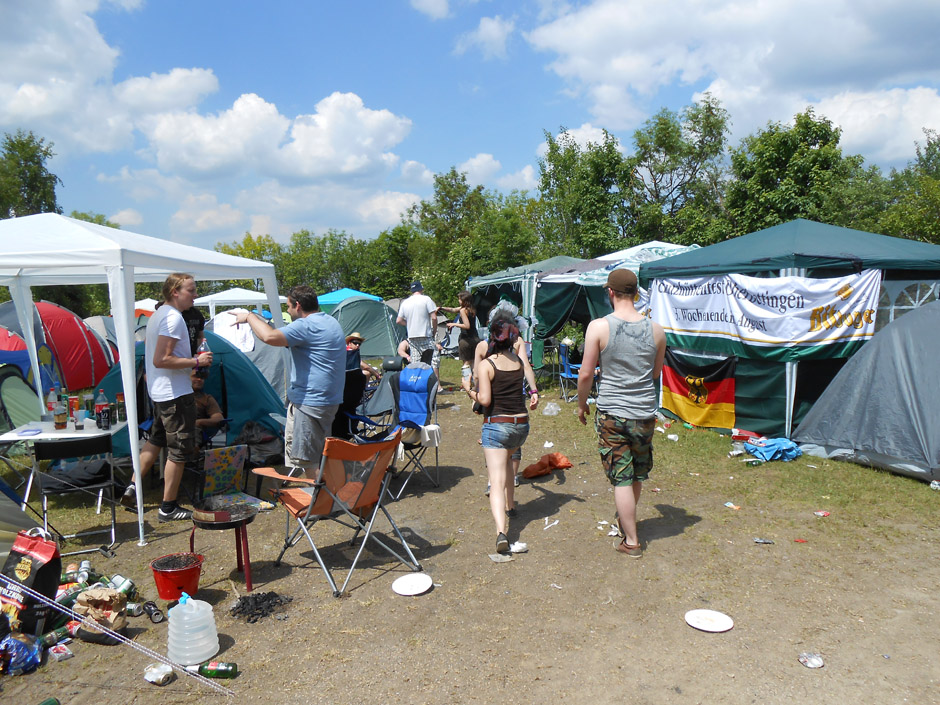 Atmo, Fans und Campingplatz, Rock am Ring 2013