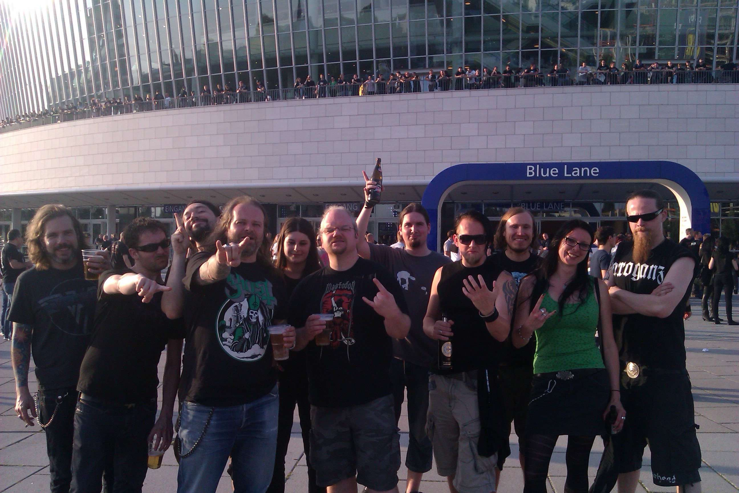 Iron Maiden-Fans in Berlin, 18.06.2013
