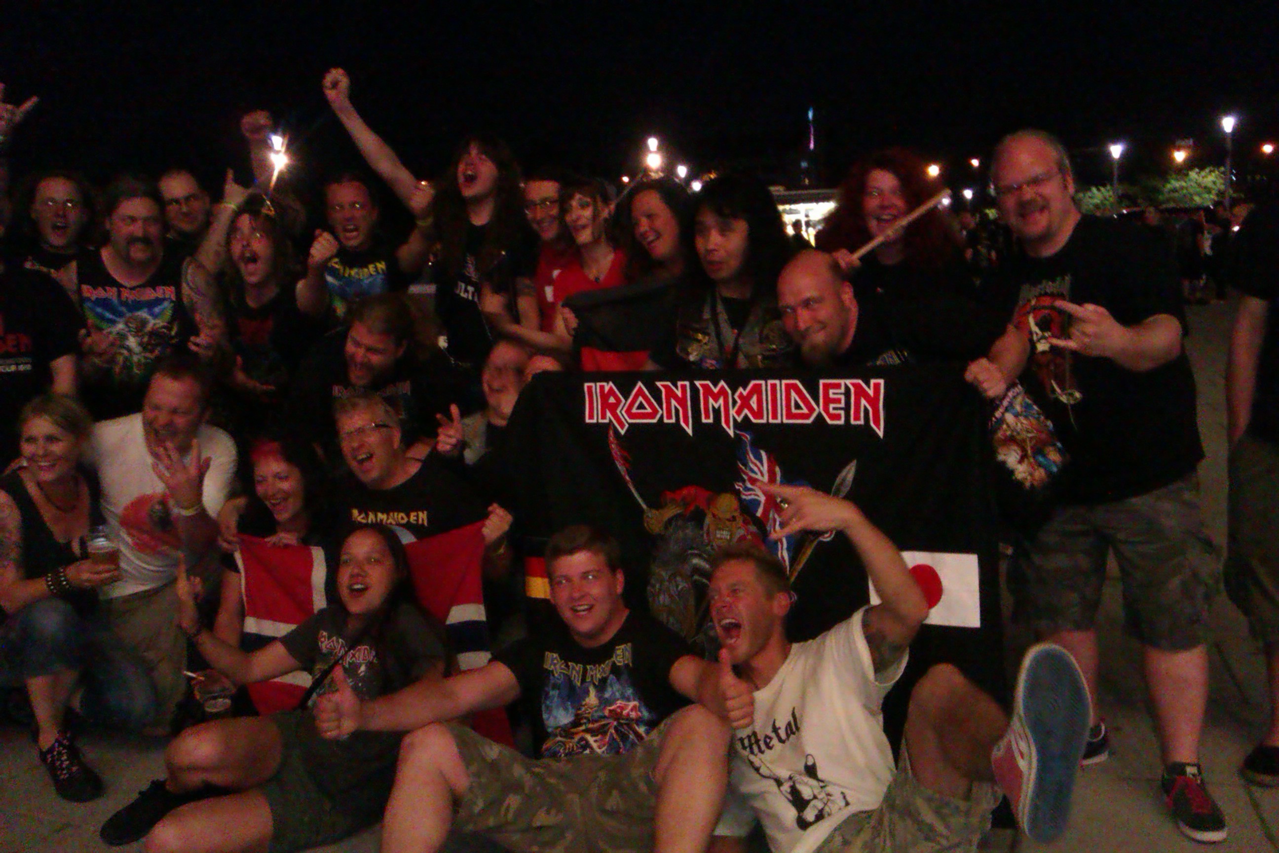 Iron Maiden-Fans in Berlin, 18.06.2013