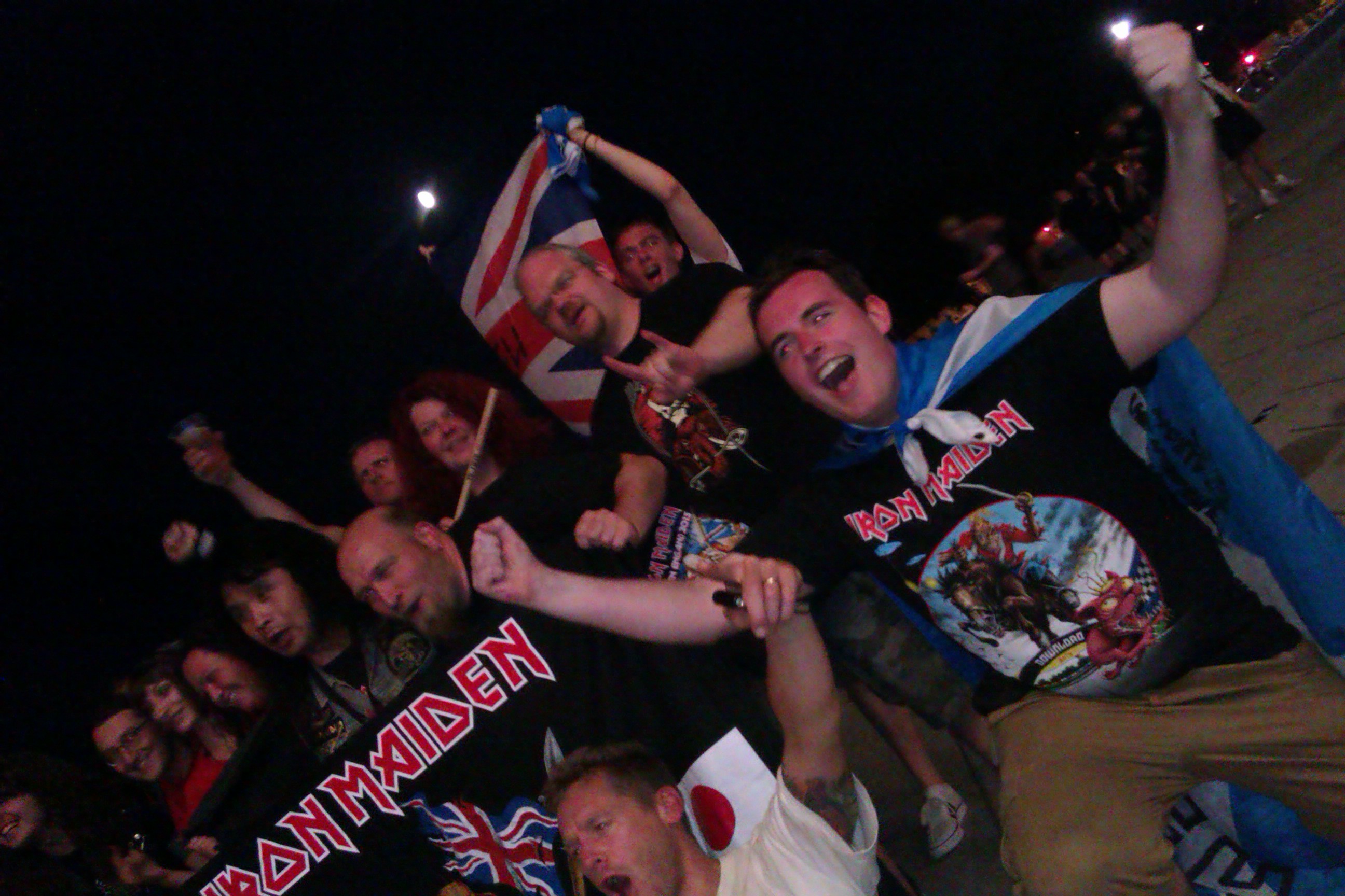 Iron Maiden-Fans in Berlin, 18.06.2013