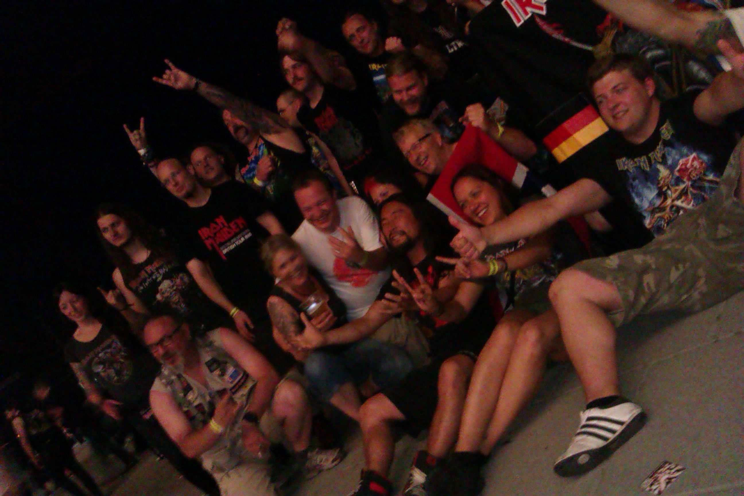 Iron Maiden-Fans in Berlin, 18.06.2013