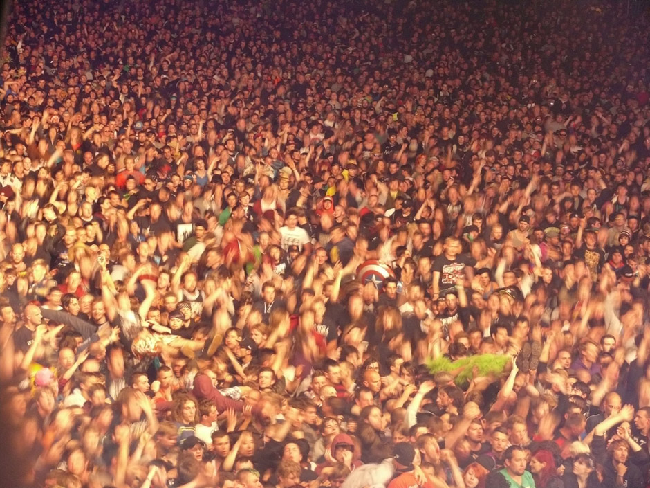 Parkway Drive live, With Full Force 2013