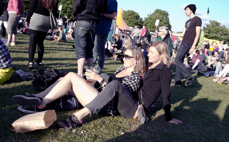 Fans beim Roskilde Festival 2013
