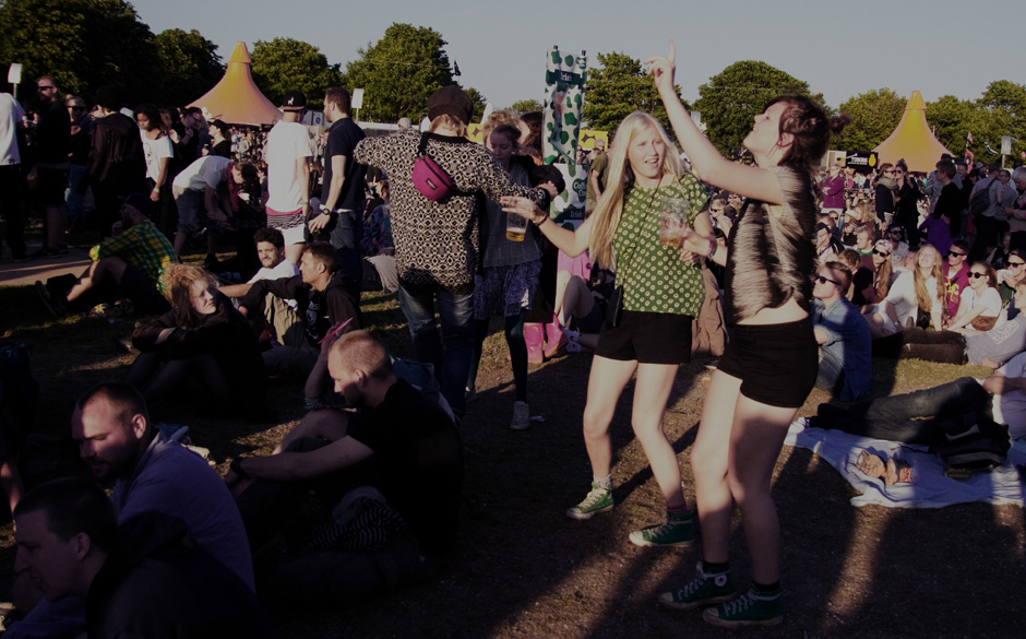 Fans beim Roskilde Festival 2013