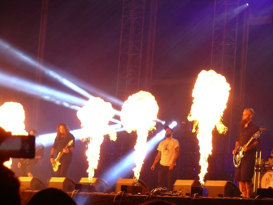 In Flames live, With Full Force 2013