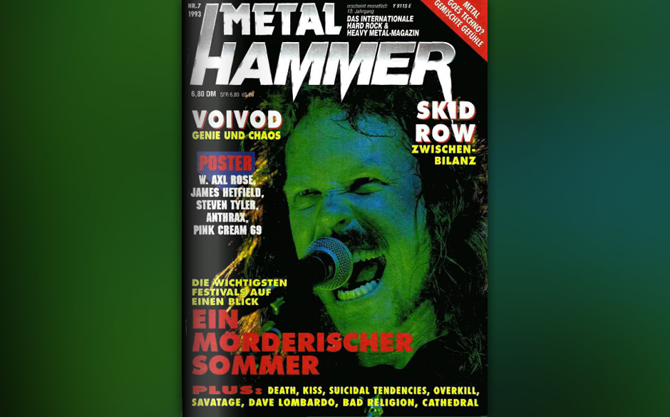 James Hetfield auf dem METAL HAMMER-Cover