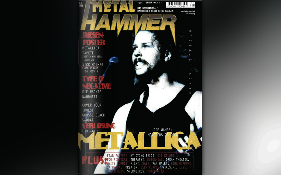 James Hetfield auf dem METAL HAMMER-Cover