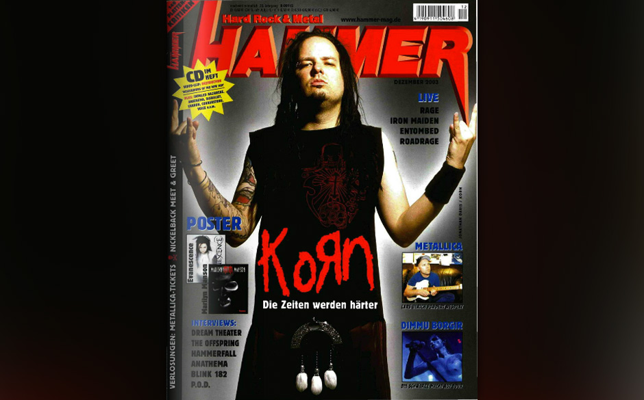 James Hetfield auf dem METAL HAMMER-Cover