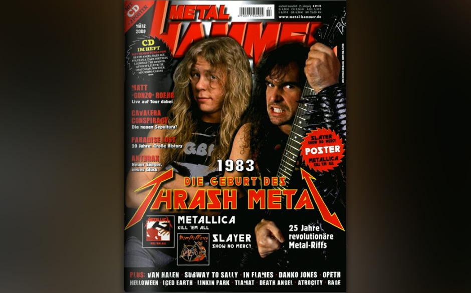 James Hetfield auf dem METAL HAMMER-Cover
