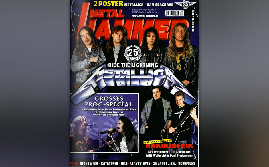 James Hetfield auf dem METAL HAMMER-Cover