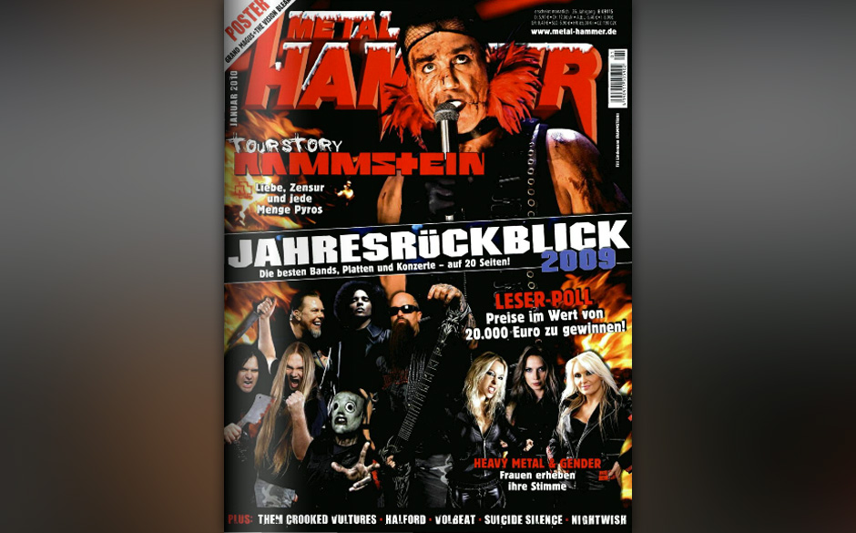 James Hetfield auf dem METAL HAMMER-Cover